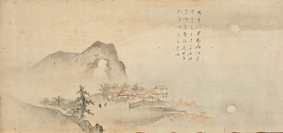 Autumn Moon over Lake Dongting, from Eight Views of the Xiao and Xiang Rivers (瀟湘八景)