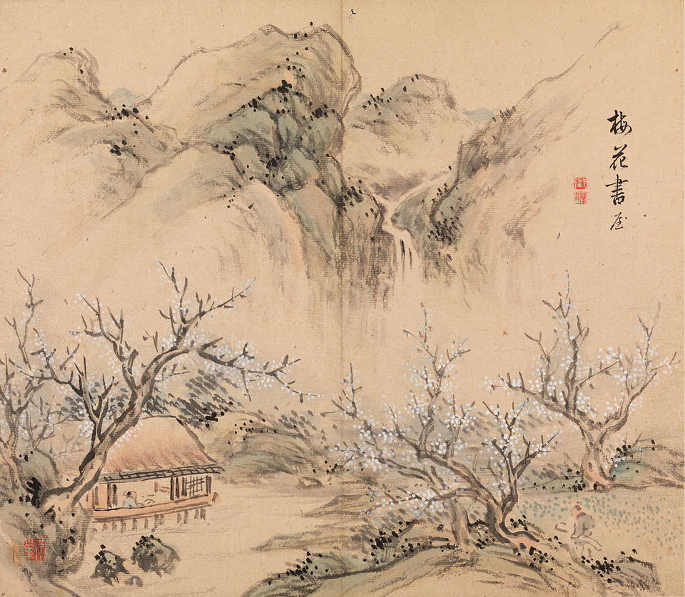 Study among Plum Flowers (梅花書屋), from Landscapes of the Four Seasons
