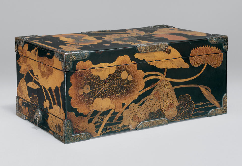 Sutra box with lotus
